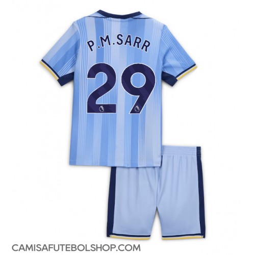 Camisa de time de futebol Tottenham Hotspur Pape Matar Sarr #29 Replicas 2º Equipamento Infantil 2024-25 Manga Curta (+ Calças curtas)